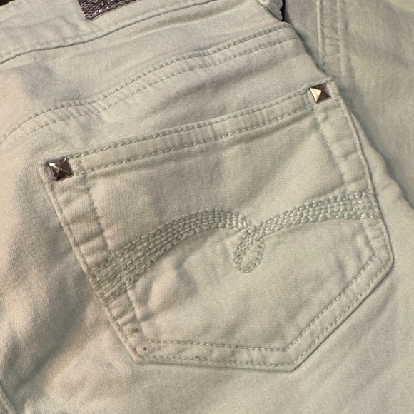 Justice Kids Mint Green Jeggings - Picture 6 of 7